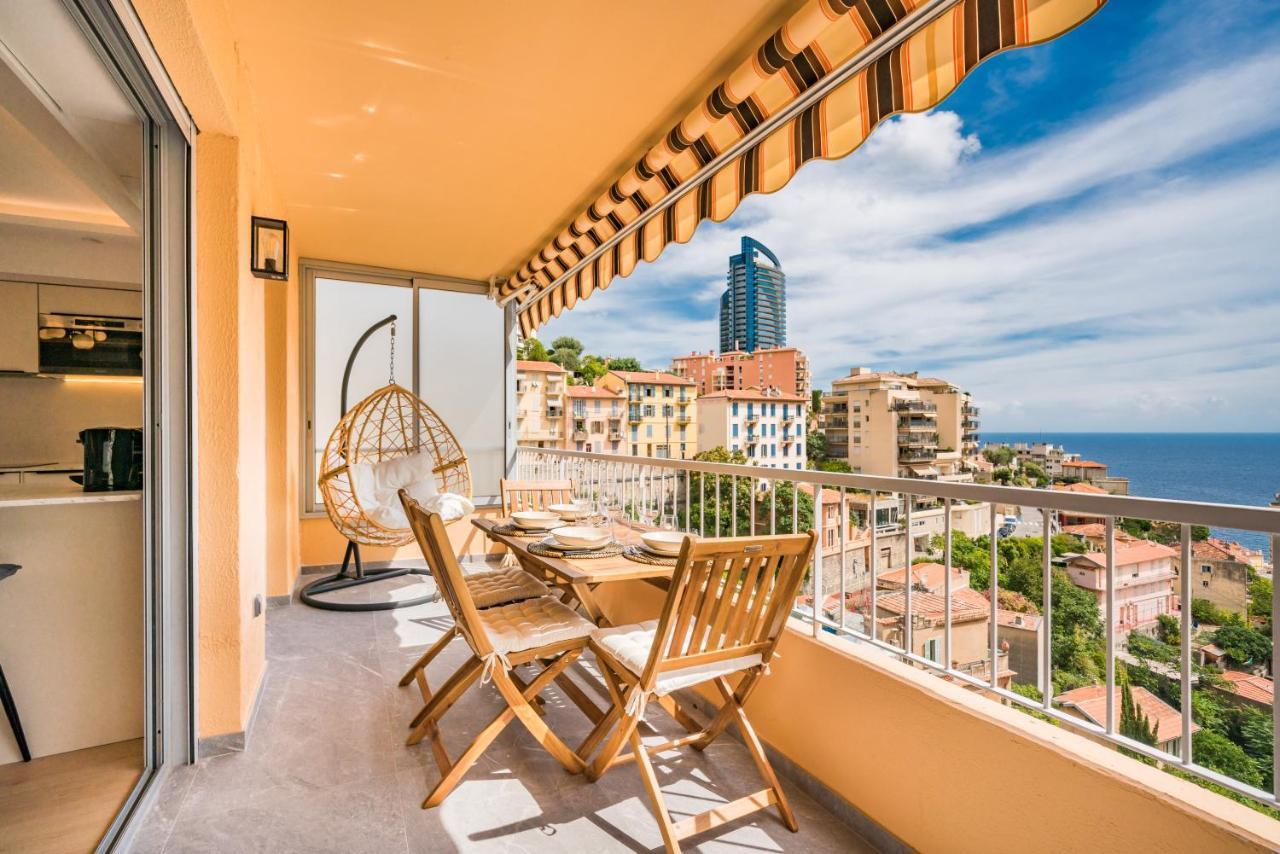 Baie De Monaco - Terrasse Vue Mer - Parking - Af Beausoleil Exterior foto
